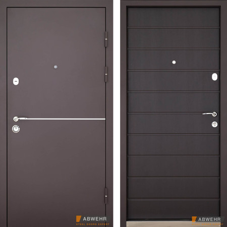 Вхідні двері ABWEHR DEFENDER (KTM) 76 Solid brown