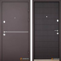 Вхідні двері ABWEHR DEFENDER (KTM) 76 Solid brown