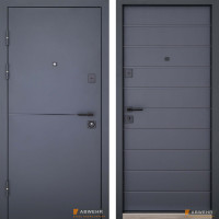 Вхідні двері ABWEHR DEFENDER (KTM) 76 Solid grey