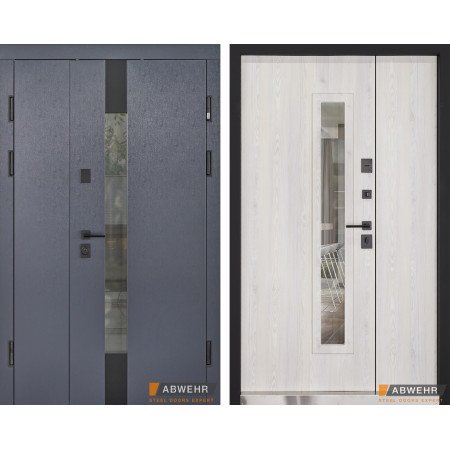 Вхідні двері ABWEHR TERMIX 527 Tower antracit 1200