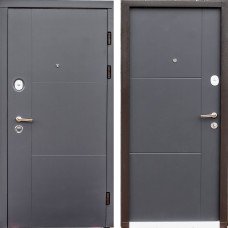 Вхідні двері РУБІЖ 321 антрацит