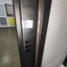 Вхідні двері РУБІЖ Діагональ Оксид темний/білий права