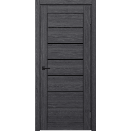 Дверне полотно SherWood Sline S1 Карбон скло чорне