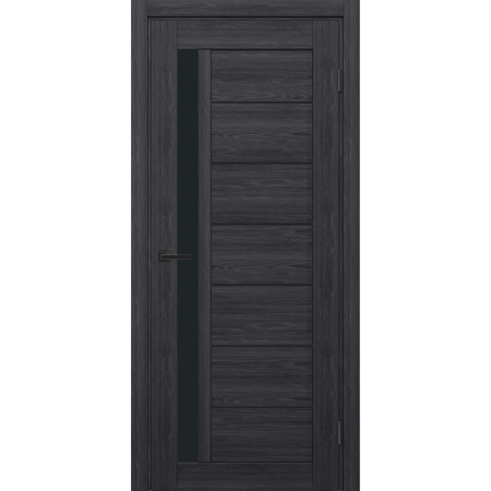 Дверне полотно SherWood Sline S4 Карбон скло чорне