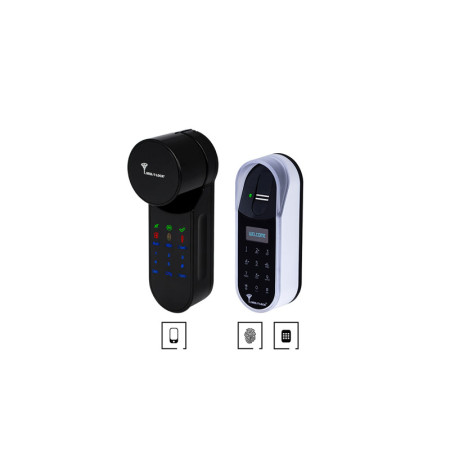 Електронний контролер MUL-T-LOCK ENTR чорний з Fingerprint доступ по відбиткам пальця + код