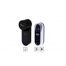 Електронний контролер MUL-T-LOCK ENTR чорний з Fingerprint доступ по відбиткам пальця + код