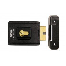 Замок електромеханічний VIRO V06 BS70мм UNIV DIN 12VAC NC GATE накладний V96 BLACK