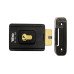 Замок електромеханічний VIRO V06 BS70мм UNIV DIN 12VAC NC GATE накладний V96 BLACK