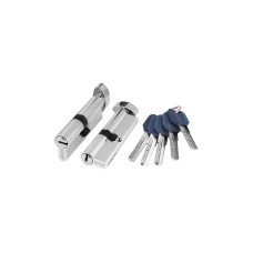 Циліндр Punto з вертушкою Z402 / 60 mm (25 + 10 + 25) CP хром 5 кл.