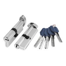 Циліндр Punto з вертушкою Z402 / 90 mm (40 + 10 + 40) CP хром 5 кл.