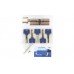 Циліндр MUL-T-LOCK DIN_KT XP *INTERACTIVE+ 80 NST 40x40T TO_NST CAM30 5KEY DND3D_BLUE_INS 264S+ BOX_S