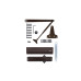 Дотягувач накладний RYOBI D-2550 DARK_BRONZE BC UNIV_ARM EN_1-4 до_80кг 1100мм FIRE 2550
