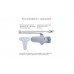 Дотягувач накладний RYOBI D-1504 SILVER UNIV ARM EN 2 / 3/4 до 80 кг 1100 мм FIRE * 1500