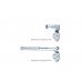 Дотягувач накладний RYOBI D-1504 SILVER UNIV ARM EN 2 / 3/4 до 80 кг 1100 мм FIRE * 1500
