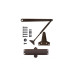 Дотягувач накладний RYOBI 8803 DARK BRONZE UNIV ARM EN 2 / 3 65 кг 965 мм