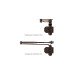 Дотягувач накладний RYOBI 8803 DARK BRONZE UNIV ARM EN 2 / 3 65 кг 965 мм