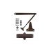 Дотягувач накладний RYOBI 8803 DARK BRONZE UNIV ARM EN 2 / 3 65 кг 965 мм