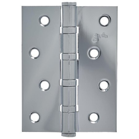 Дверна петля універсальна Safita 100*75*2,5mm 4BB CP хром