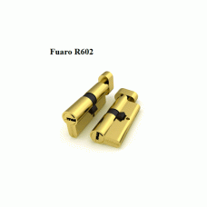Циліндр Fuaro з вертушкою R602 / 90 mm (40 + 10 + 40) PB латунь 5 кл.