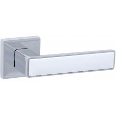 Дверна ручка Safita MIRROR HS WP/CP білий/хром