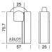 Замок висячий ABLOY PL342 * PROTEC2 TA77ZZ 2KEY PR2-T NR shackle 25мм 10мм BOX