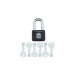 Замок висячий TOKOZ RECORD-113/50+ 6KEY TK4-M R-shackle 33мм 9мм