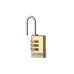 Замок висячий TOKOZ DELTA-20/3 CODE NR-shackle 22мм 3мм BLISTER