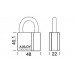 Замок висячий ABLOY PL330 CLASSIC 2KEY CLS-C NR-shackle 25мм 8мм BOX