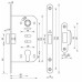 Замок Аpecs 5300-P(корпус)