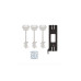 Замок врізний Mul-T-Lock 3-WAY MATRIX DFMA0328M CR UNIV BS65мм 3KEY MTR_M 100мм w / o_SP