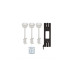 Замок врізний MUL-T-LOCK 3-WAY MATRIX DFM10328M CR UNIV BS65мм 85мм 3KEY MTR_M 100мм w/o_SP
