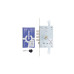 Замок врізний MUL-T-LOCK 3-WAY OMEGA OFMPB10328L CR UNIV BS65мм 85мм