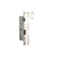 Корпус вузькопрофільного замку FUARO з засувкою 153P-25/85 CP (хром)